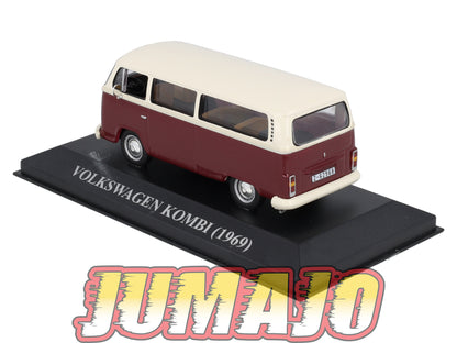 VAE53 voiture antan Espagne 1/43 IXO Altaya VOLKSWAGEN Kombi T2 1969