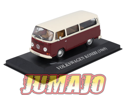 VAE53 voiture antan Espagne 1/43 IXO Altaya VOLKSWAGEN Kombi T2 1969