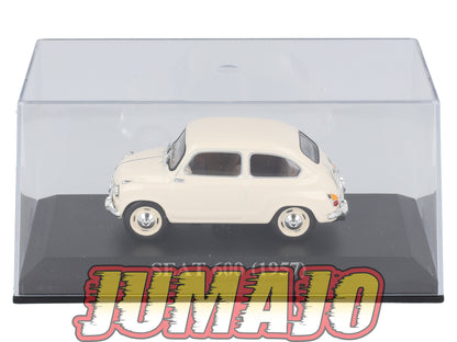 VAE5 voiture antan Espagne 1/43 IXO Altaya : SEAT 600 1957