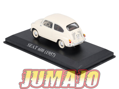 VAE5 voiture antan Espagne 1/43 IXO Altaya : SEAT 600 1957