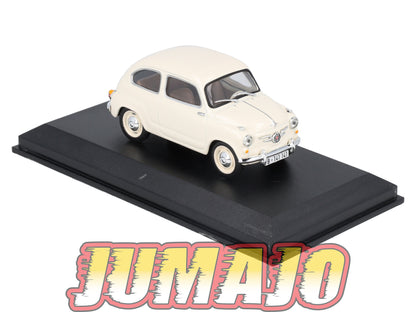 VAE5 voiture antan Espagne 1/43 IXO Altaya : SEAT 600 1957