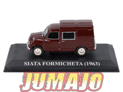 VAE60 voiture antan Espagne 1/43 IXO Altaya : Siata Formicheta ( FIAT ) 1963