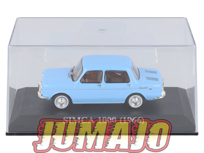 VAE6 voiture antan Espagne 1/43 IXO Altaya : SIMCA 1000 1966