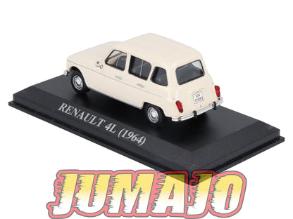 VAE7 voiture antan Espagne 1/43 IXO Altaya : RENAULT 4L 1964