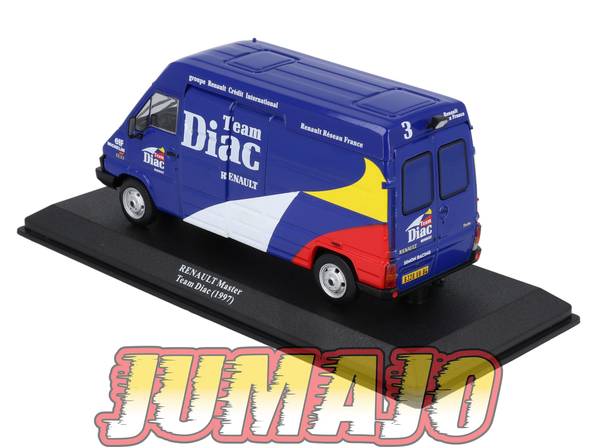VAR10 Voiture 1/43 ALTAYA Rallye d'assistance RENAULT Master Team Diac 1997