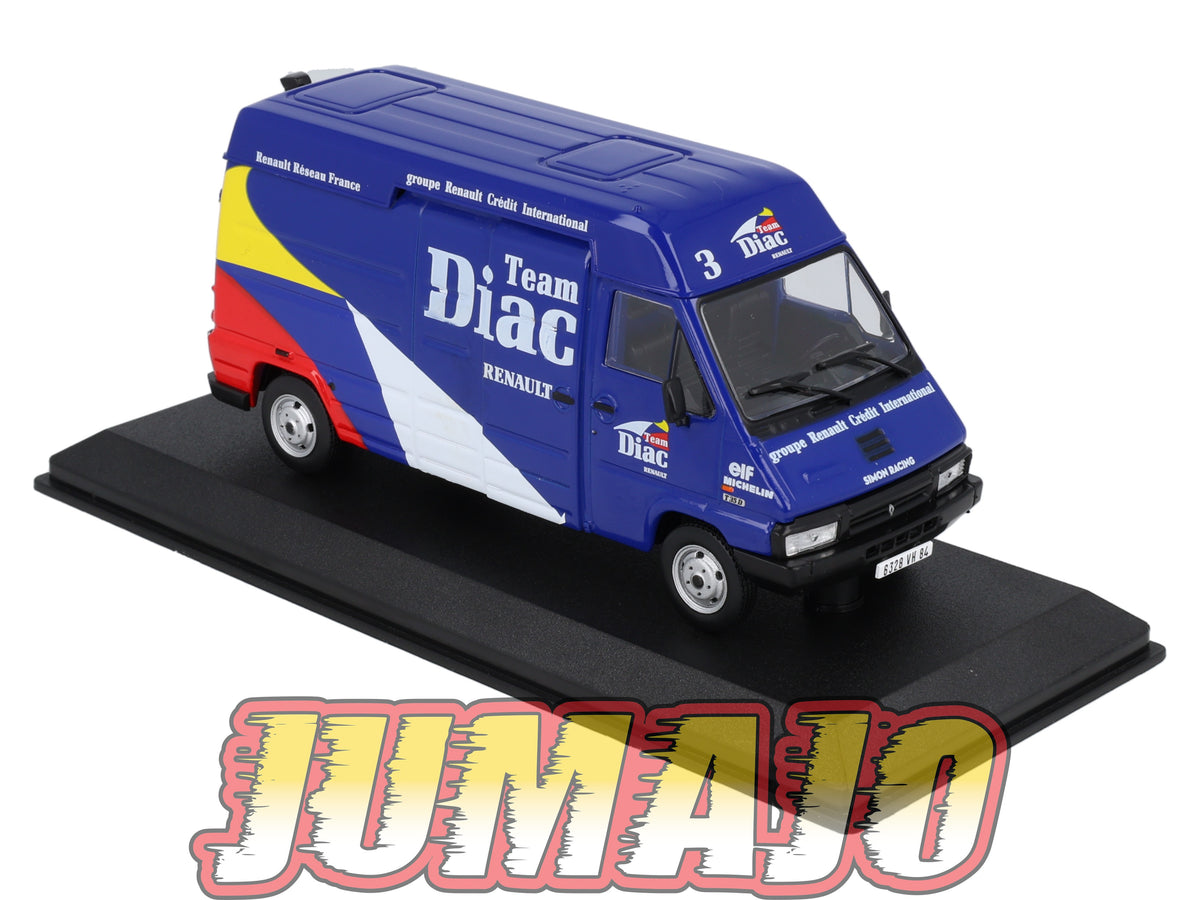 VAR10 Voiture 1/43 ALTAYA Rallye d'assistance RENAULT Master Team Diac 1997