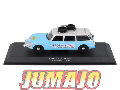 VAR12 Voiture 1/43 ALTAYA Rallye d'assistance CITROËN ID 19 Break Citroen Sport 1970