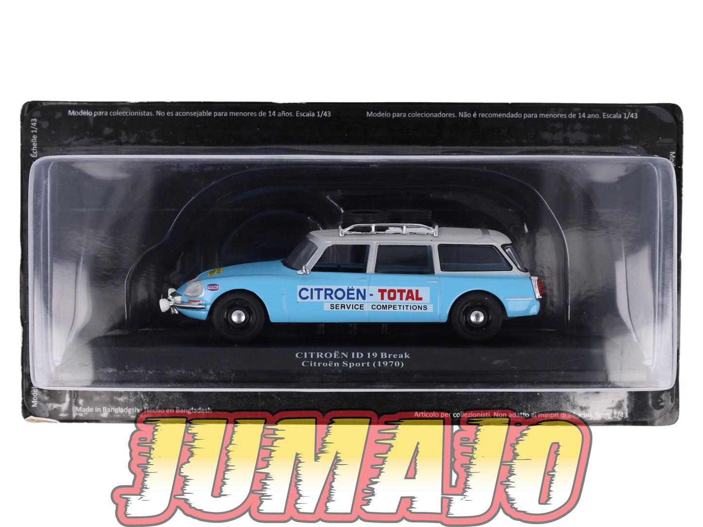 VAR12 Voiture 1/43 ALTAYA Rallye d'assistance CITROËN ID 19 Break Citroen Sport 1970