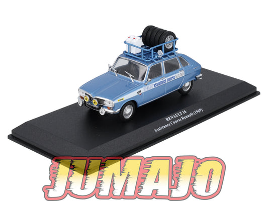 VAR14 Voiture 1/43 ALTAYA Rallye d'assistance RENAULT 16 Course Renault 1969