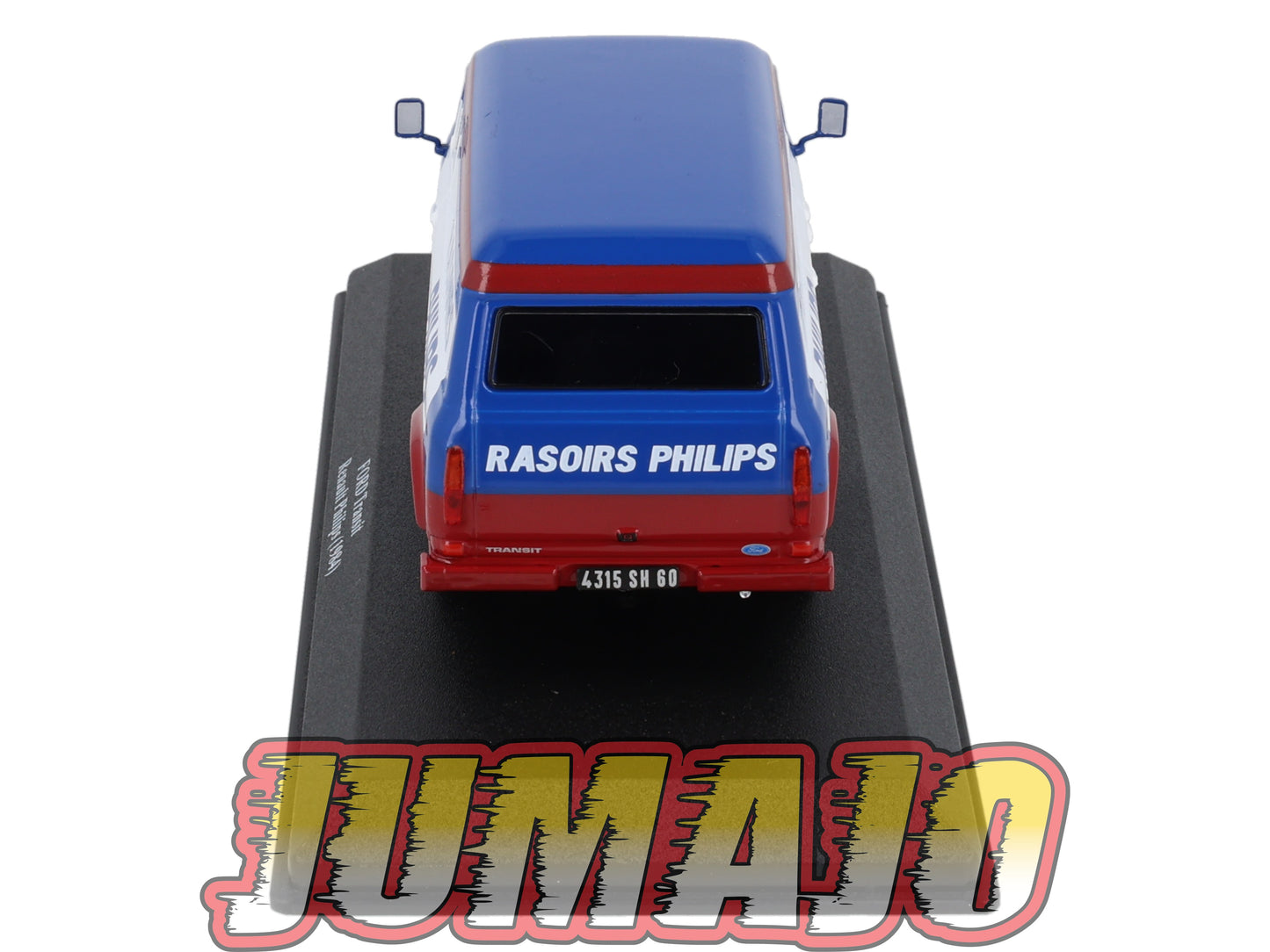 VAR15 Voiture 1/43 ALTAYA Rallye d'assistance FORD Transit Renault Philips 1984
