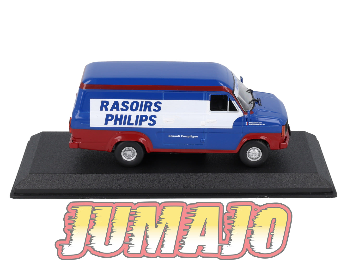 VAR15 Voiture 1/43 ALTAYA Rallye d'assistance FORD Transit Renault Philips 1984