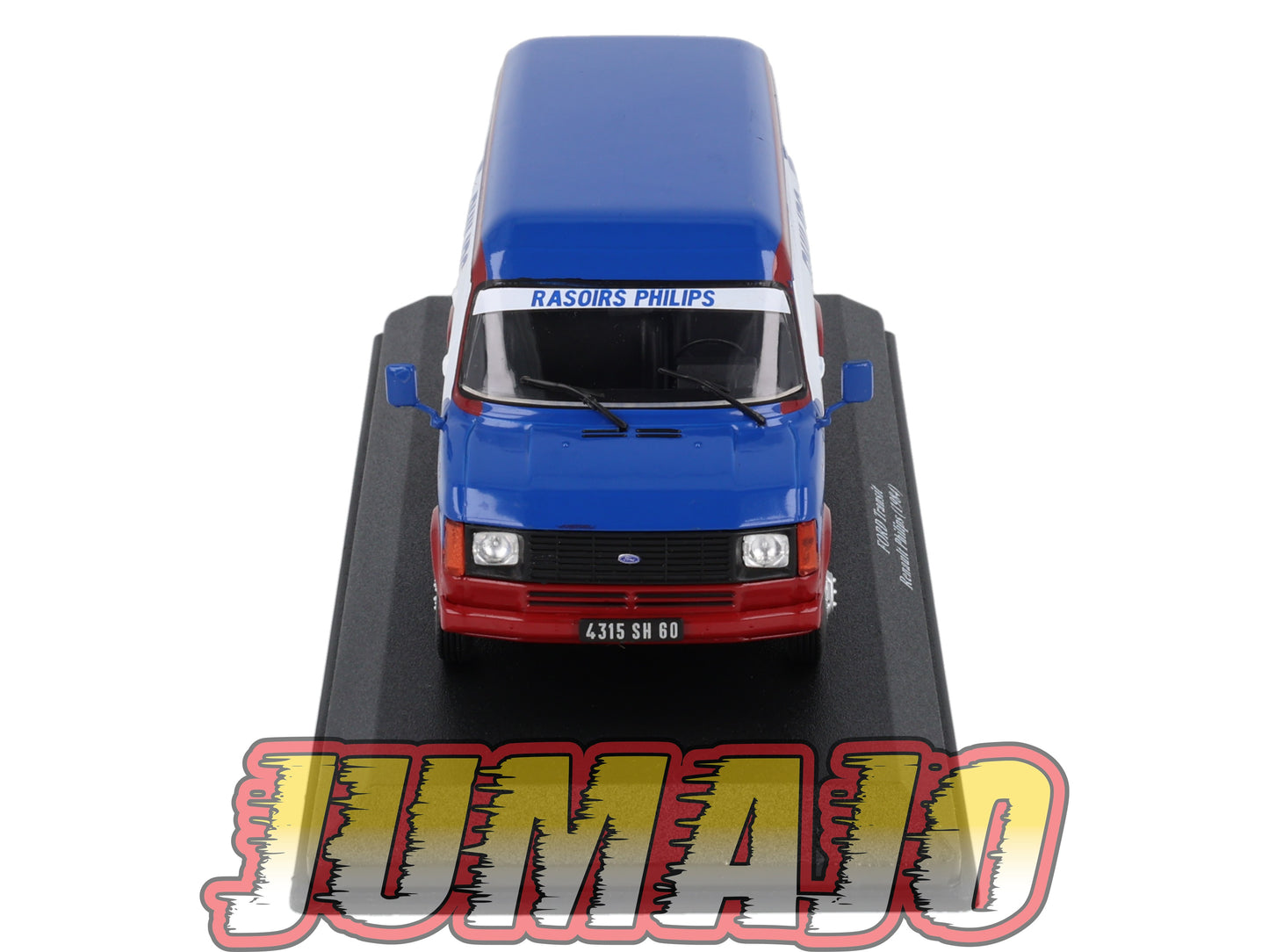 VAR15 Voiture 1/43 ALTAYA Rallye d'assistance FORD Transit Renault Philips 1984