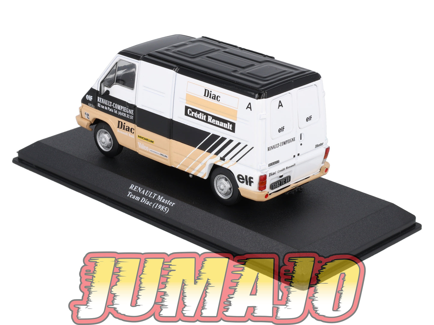 VAR16 Voiture 1/43 ALTAYA Rallye d'assistance RENAULT Master Team Diac 1985