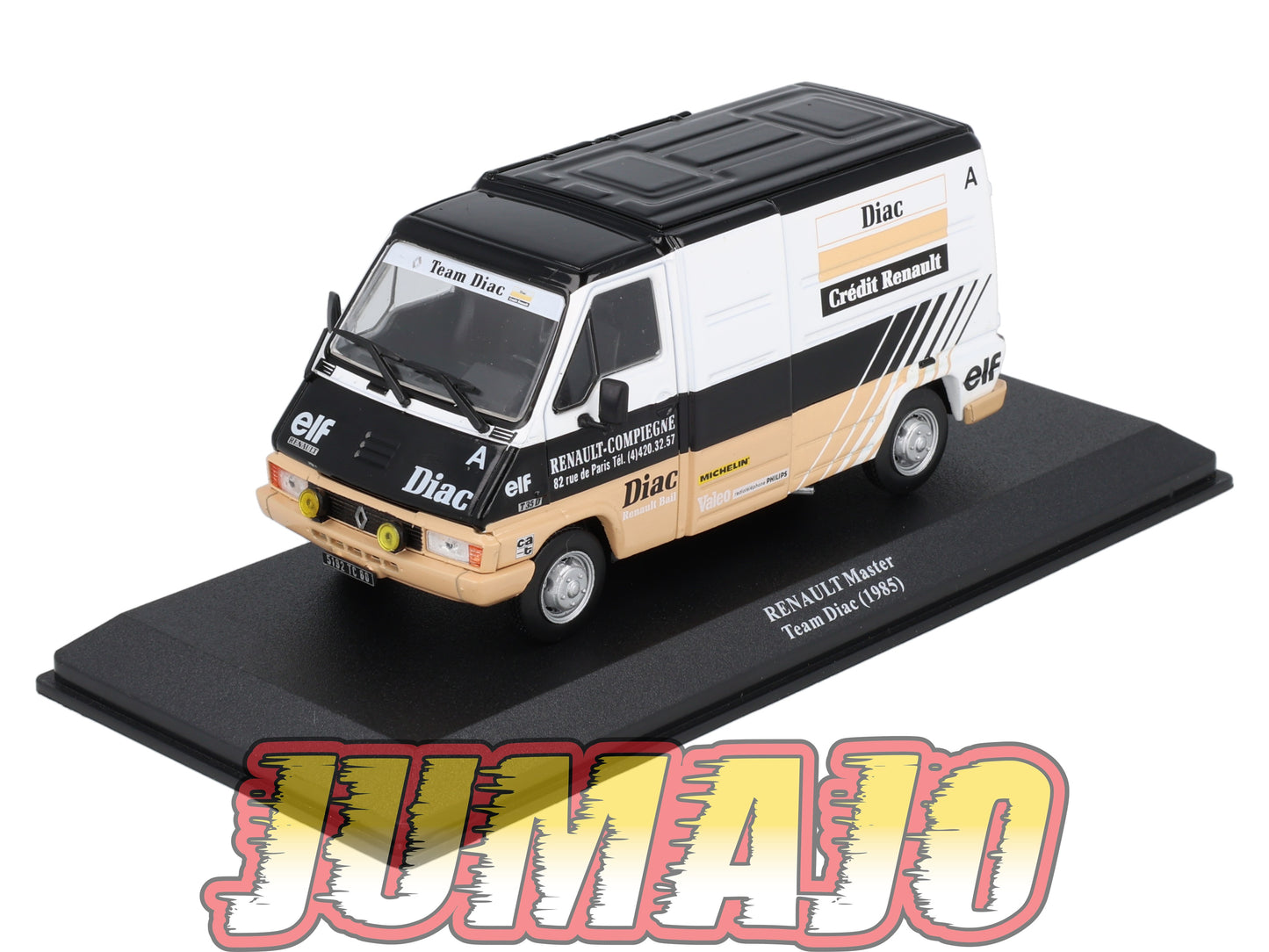 VAR16 Voiture 1/43 ALTAYA Rallye d'assistance RENAULT Master Team Diac 1985
