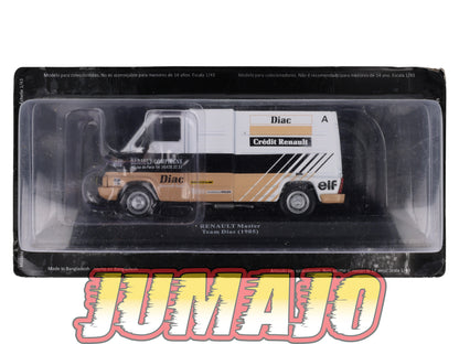 VAR16 Voiture 1/43 ALTAYA Rallye d'assistance RENAULT Master Team Diac 1985