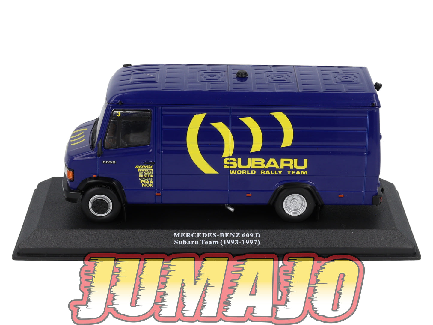 VAR19 Voiture 1/43 ALTAYA Rallye d'assistance MERCEDES BENZ 609D Subaru Team 1993-1997