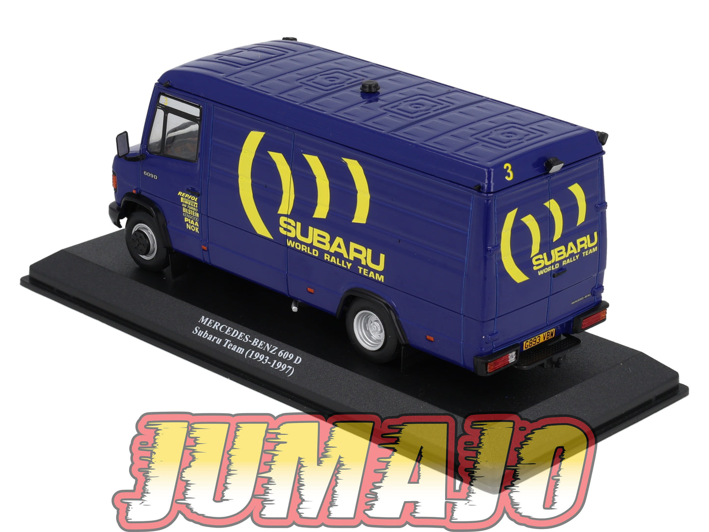 VAR19 Voiture 1/43 ALTAYA Rallye d'assistance MERCEDES BENZ 609D Subaru Team 1993-1997