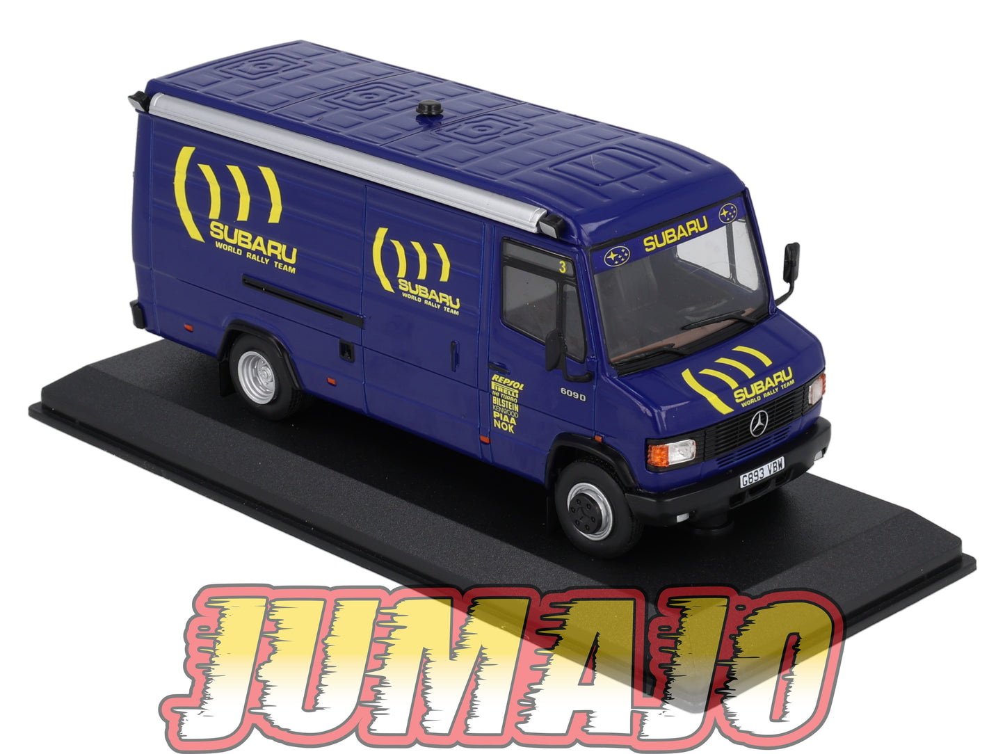 VAR19 Voiture 1/43 ALTAYA Rallye d'assistance MERCEDES BENZ 609D Subaru Team 1993-1997