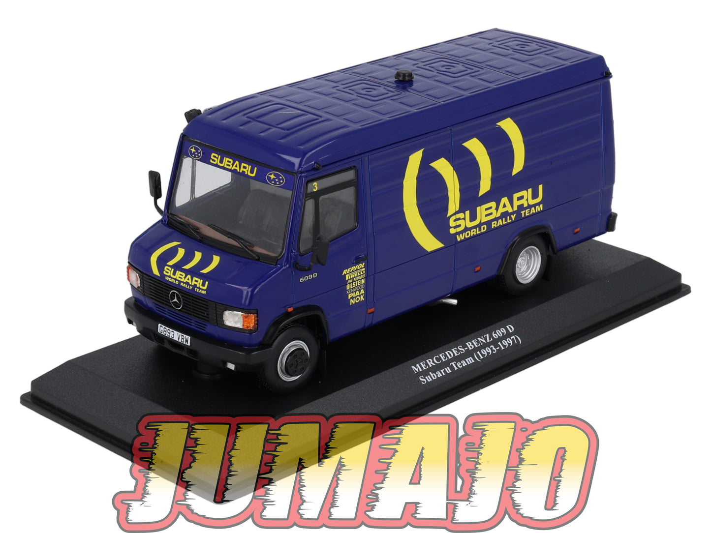 VAR19 Voiture 1/43 ALTAYA Rallye d'assistance MERCEDES BENZ 609D Subaru Team 1993-1997