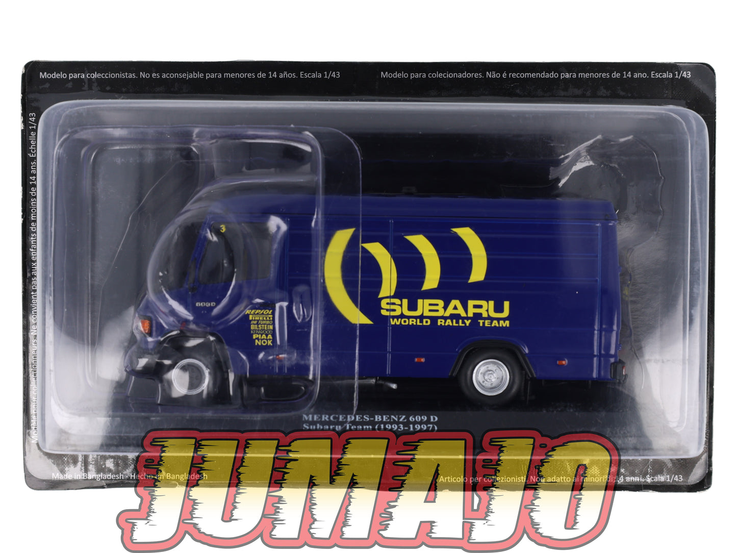 VAR19 Voiture 1/43 ALTAYA Rallye d'assistance MERCEDES BENZ 609D Subaru Team 1993-1997