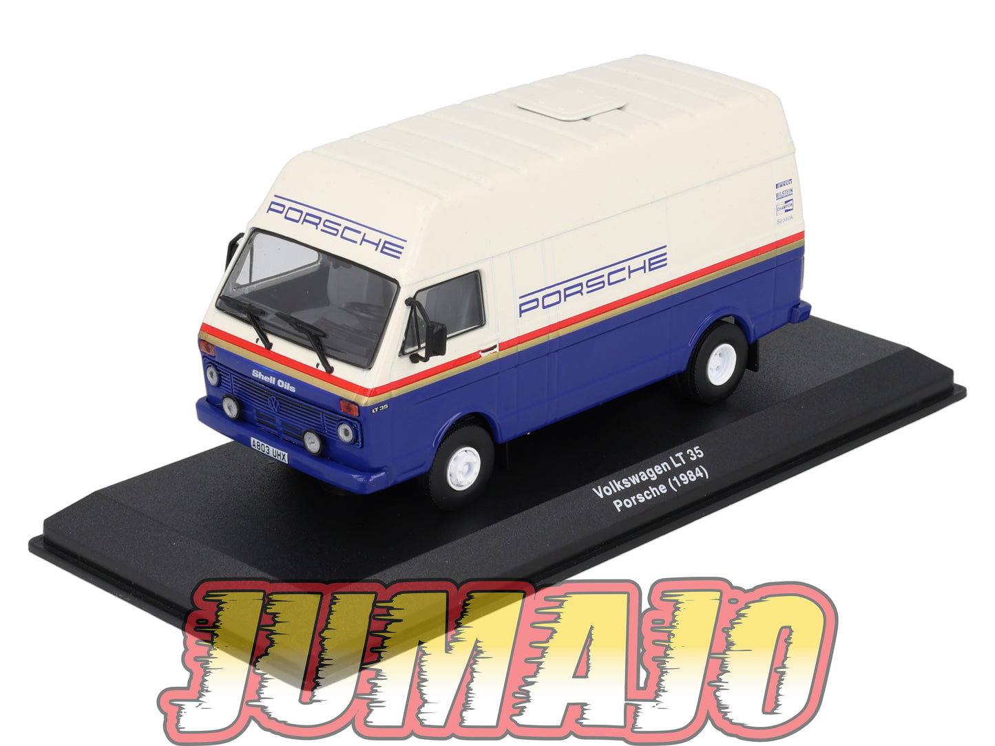VAR28 Voiture 1/43 ALTAYA Rallye d'assistance VOLKSWAGEN LT 35 Porsche 1984
