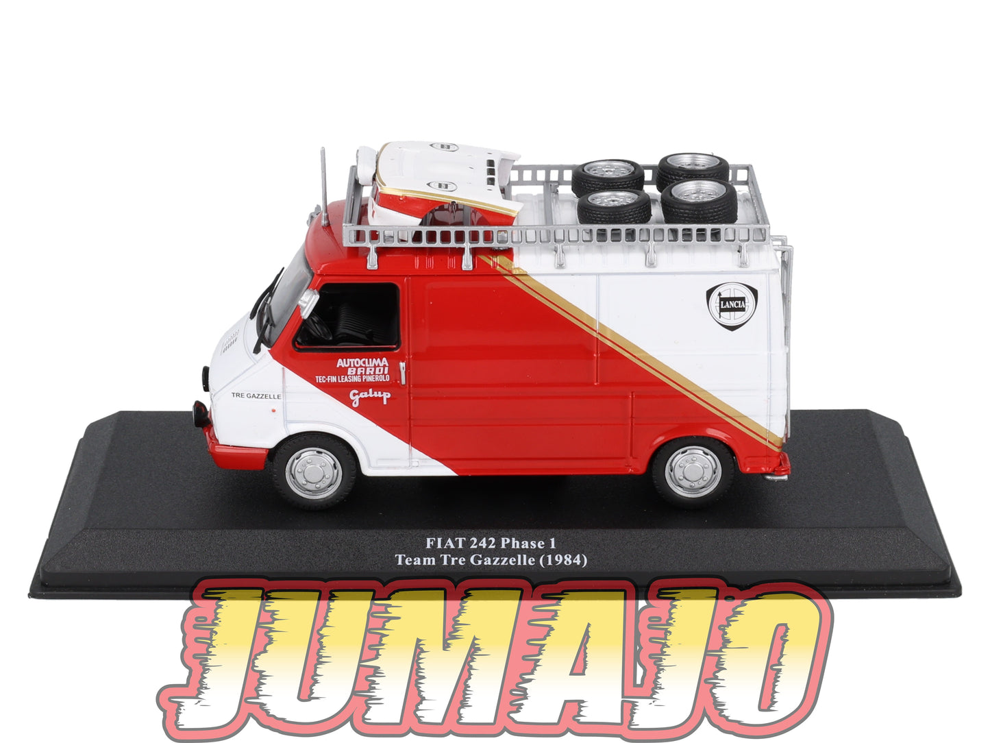 VAR29 Voiture 1/43 ALTAYA Rallye d'assistance FIAT 242 Phase 1 Team Tre Gazelle 1984