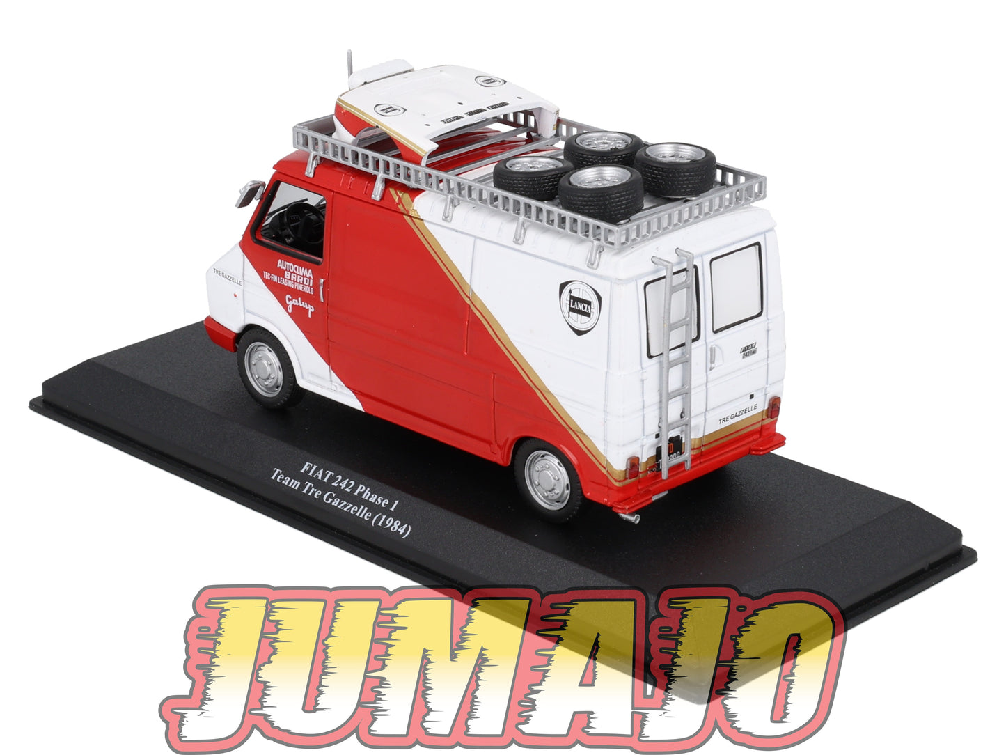 VAR29 Voiture 1/43 ALTAYA Rallye d'assistance FIAT 242 Phase 1 Team Tre Gazelle 1984