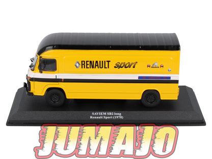 VAR2 Voiture 1/43 ALTAYA Rallye d'assistance SAVIEM SB2 Long Calberson Renault Sport 1978