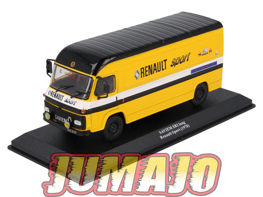 VAR2 Voiture 1/43 ALTAYA Rallye d'assistance SAVIEM SB2 Long Calberson Renault Sport 1978
