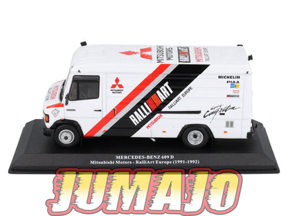 VAR30 Voiture 1/43 ALTAYA Rallye d'assistance MERCEDES BENZ 609D Mitsubishi Motors Ralliart Europe 1991-1992