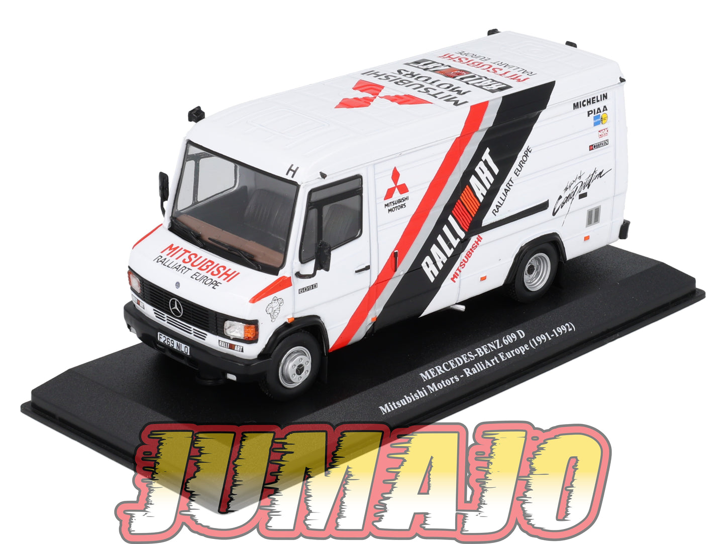 VAR30 Voiture 1/43 ALTAYA Rallye d'assistance MERCEDES BENZ 609D Mitsubishi Motors Ralliart Europe 1991-1992