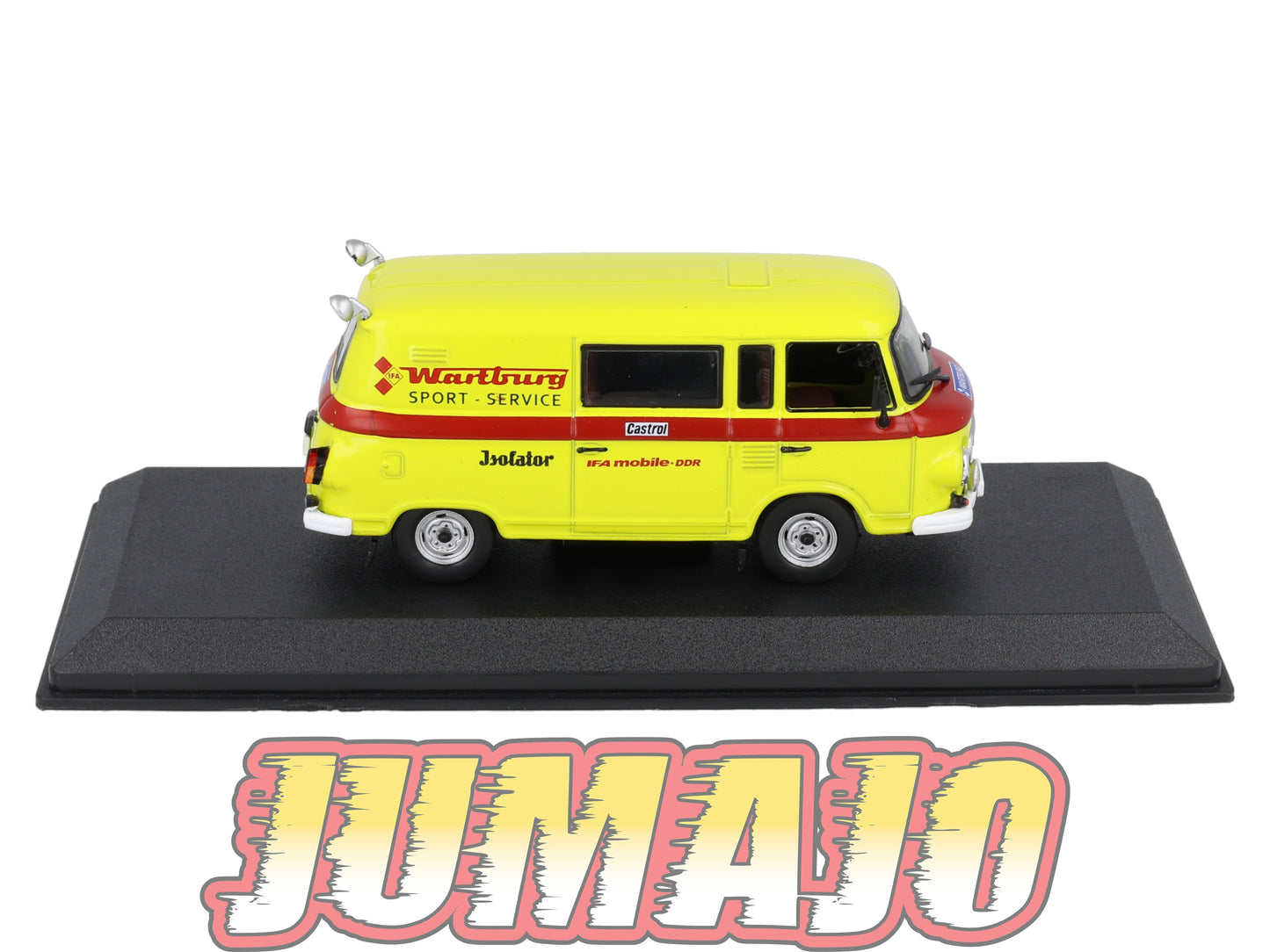 VAR36 Voiture 1/43 ALTAYA Rallye d'assistance BARKAS B1000 Wartburg Sport 1984