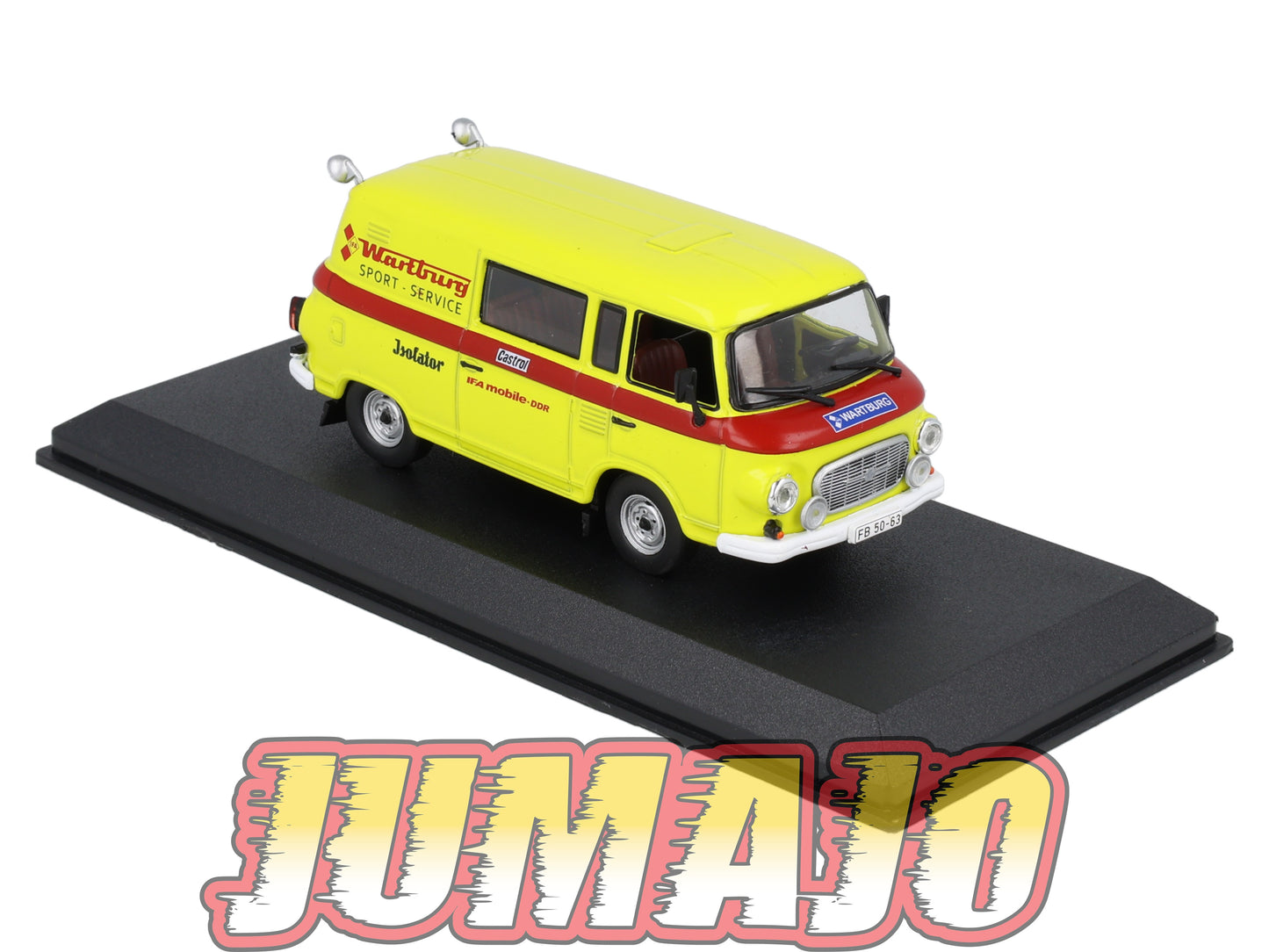 VAR36 Voiture 1/43 ALTAYA Rallye d'assistance BARKAS B1000 Wartburg Sport 1984