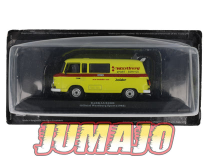 VAR36 Voiture 1/43 ALTAYA Rallye d'assistance BARKAS B1000 Wartburg Sport 1984