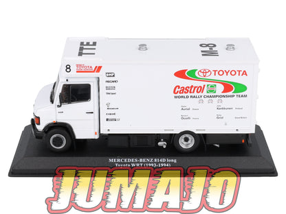 VAR38 Voiture 1/43 ALTAYA Rallye d'assistance MERCEDES BENZ 814D Long Toyota WRT Castrol 1993 1994