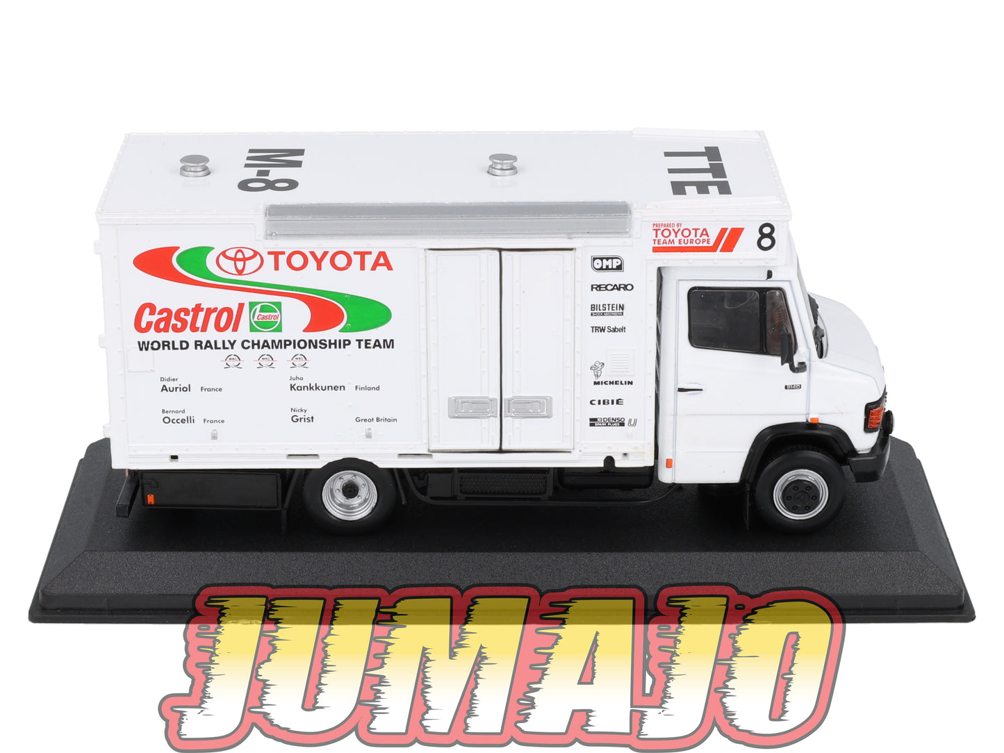 VAR38 Voiture 1/43 ALTAYA Rallye d'assistance MERCEDES BENZ 814D Long Toyota WRT Castrol 1993 1994