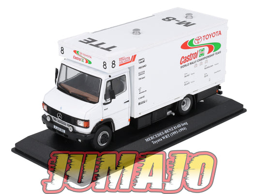 VAR38 Voiture 1/43 ALTAYA Rallye d'assistance MERCEDES BENZ 814D Long Toyota WRT Castrol 1993 1994