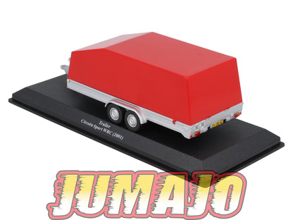 VAR3 Voiture 1/43 ALTAYA Rallye d'assistance CITROËN Jumper 2.8 HDI 2001 + Remorque Citroen Sport WRC