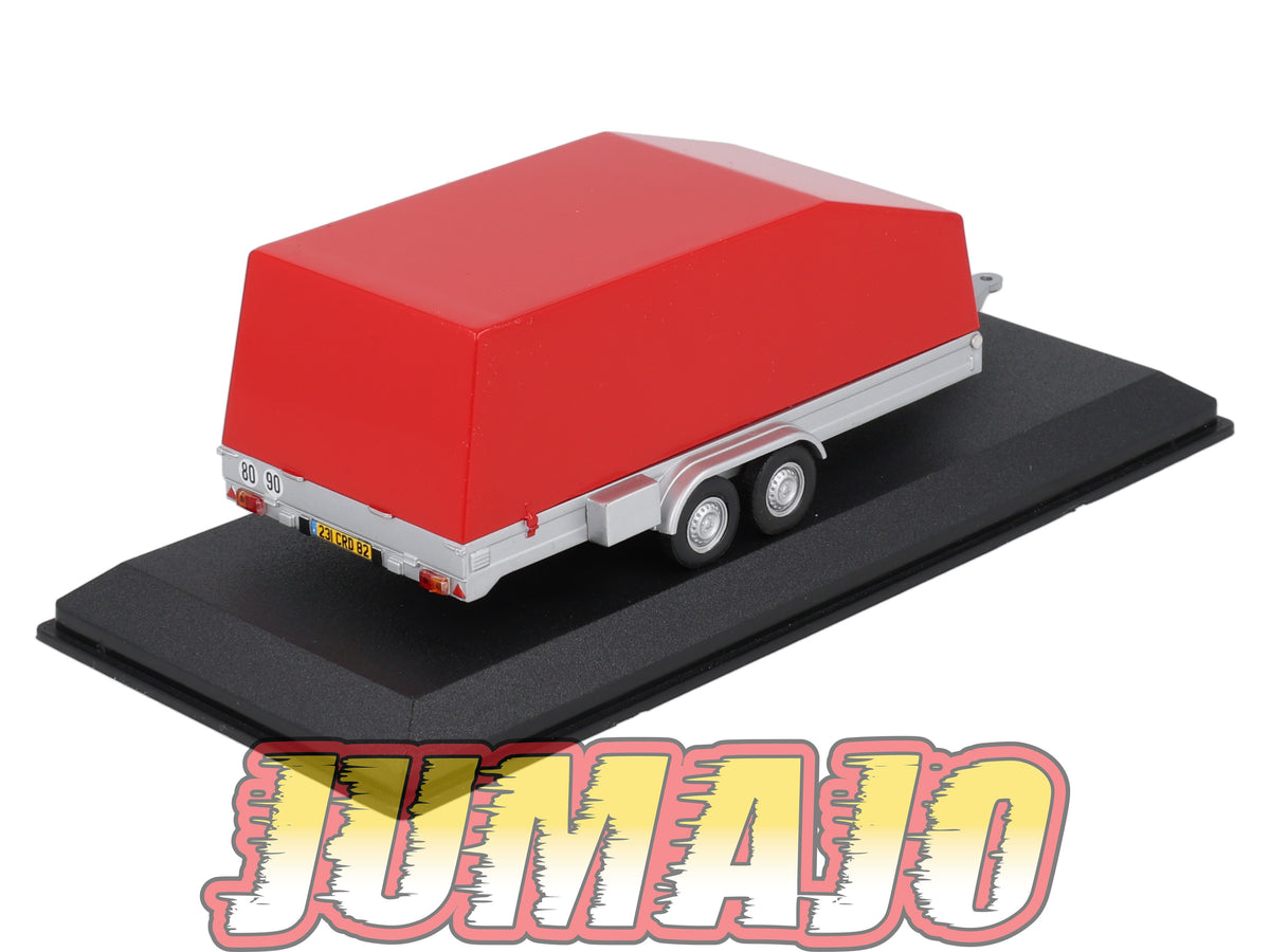 VAR3 Voiture 1/43 ALTAYA Rallye d'assistance CITROËN Jumper 2.8 HDI 2001 + Remorque Citroen Sport WRC