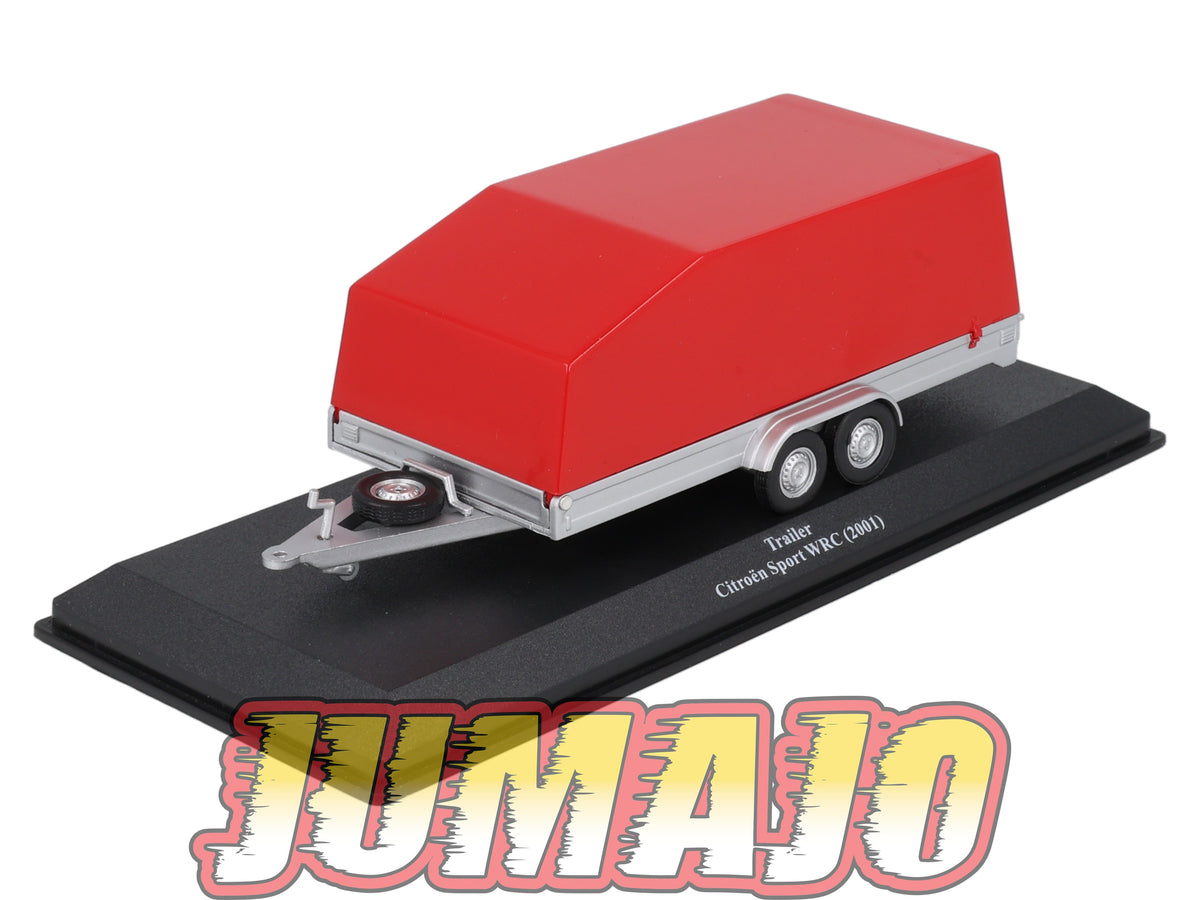 VAR3 Voiture 1/43 ALTAYA Rallye d'assistance CITROËN Jumper 2.8 HDI 2001 + Remorque Citroen Sport WRC