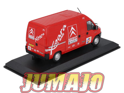 VAR3 Voiture 1/43 ALTAYA Rallye d'assistance CITROËN Jumper 2.8 HDI 2001 + Remorque Citroen Sport WRC