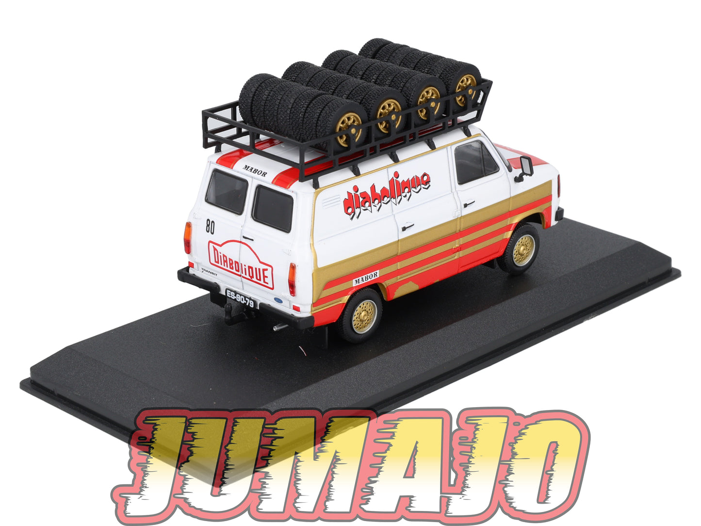 VAR43 Voiture 1/43 ALTAYA Rallye d'assistance FORD Transit Mk 2 Short diabolique 1979
