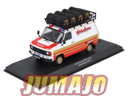 VAR43 Voiture 1/43 ALTAYA Rallye d'assistance FORD Transit Mk 2 Short diabolique 1979