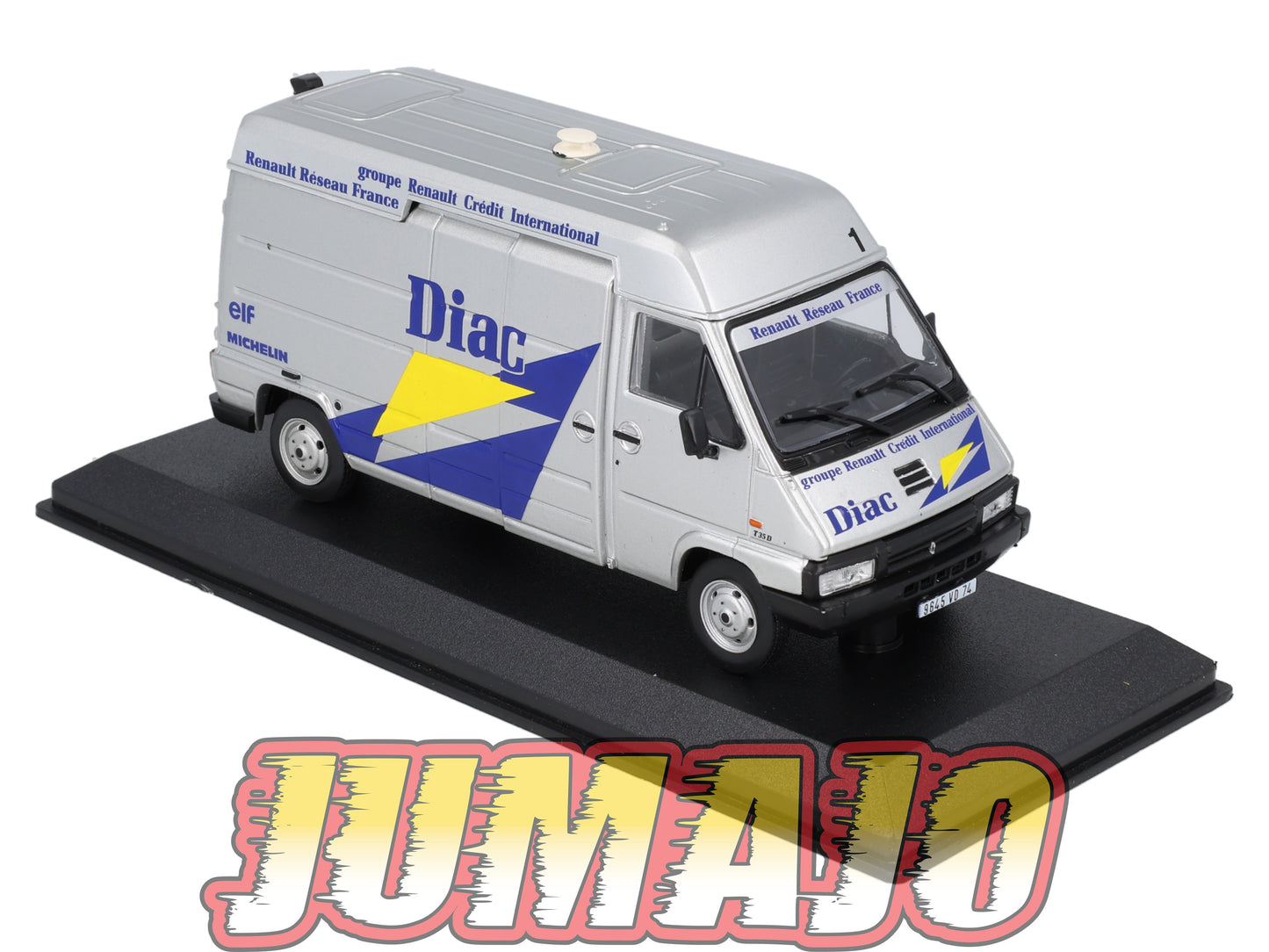 VAR49 Voiture 1/43 ALTAYA Rallye d'assistance RENAULT Master B120 Diac 1992