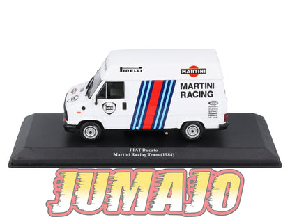 VAR4 Voiture 1/43 ALTAYA Rallye d'assistance FIAT Ducato Martini racing 1984