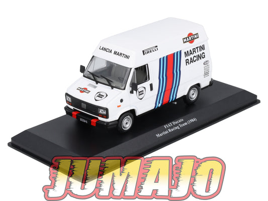 VAR4 Voiture 1/43 ALTAYA Rallye d'assistance FIAT Ducato Martini racing 1984
