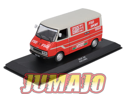 VAR51 Voiture 1/43 ALTAYA Rallye d'assistance FIAT 242 FSO Cars 1983