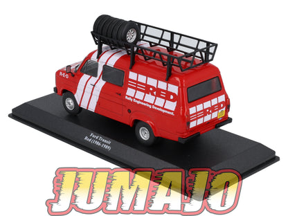 VAR63 Voiture 1/43 ALTAYA Rallye d'assistance FORD Transit Red 1986 1989