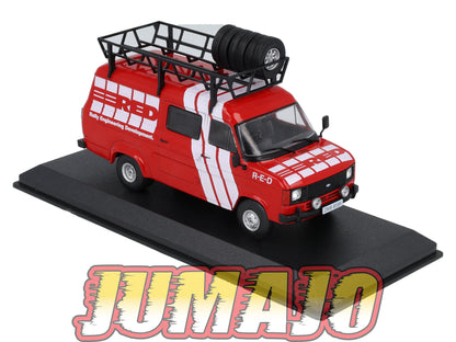 VAR63 Voiture 1/43 ALTAYA Rallye d'assistance FORD Transit Red 1986 1989