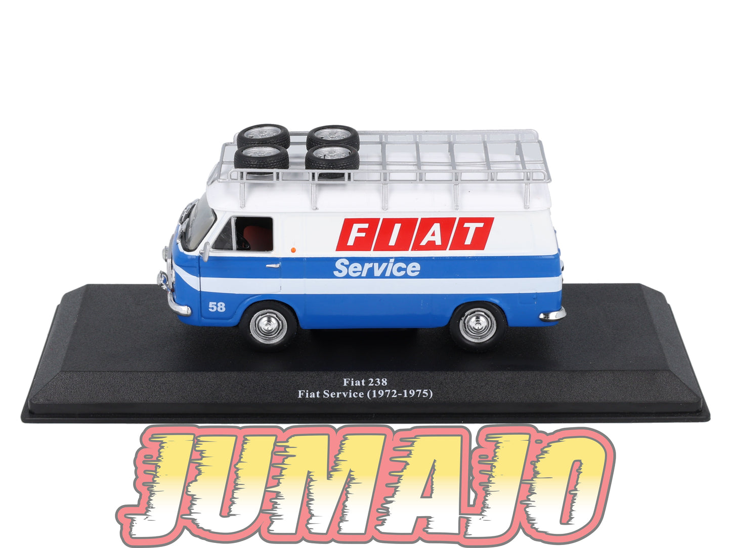 VAR66 Voiture 1/43 ALTAYA Rallye d'assistance FIAT 238 Service 1972